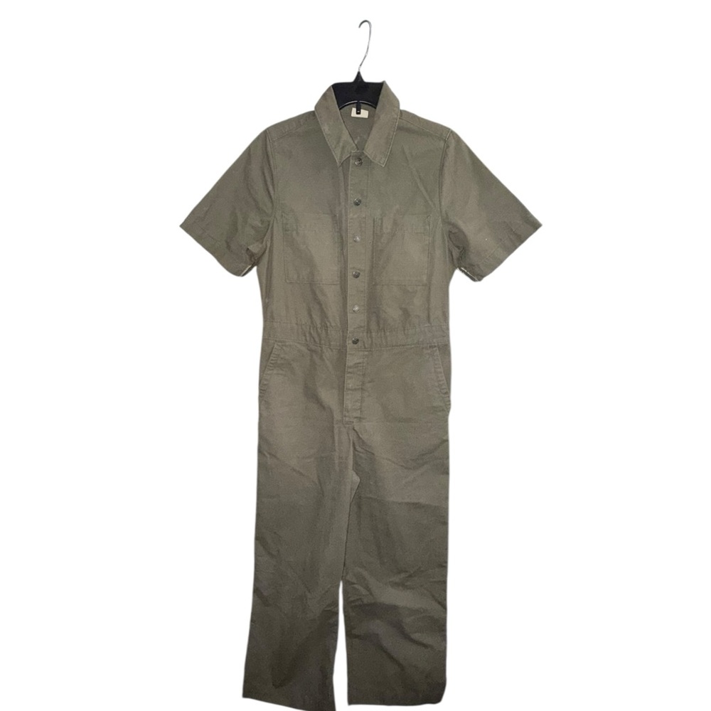 Levi’s Green SHORT SLEEVE BOILERSUIT Jumpsuit Size Small - Picture 3 of 6